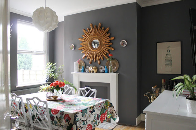 Sunburst Mirror:  More Dining Room Updates