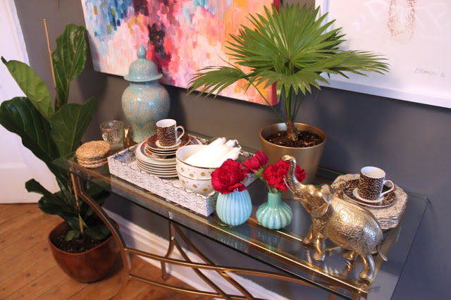 Dining Room Dilemma Part III:  Additions (including a Rosie Emerson Screen Print and a Fiddle Leaf Fig)!