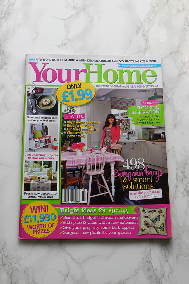 Your Home Magazine March 2015 cover