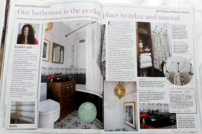 Swoon Worthy bathroom in Your Home Magazine