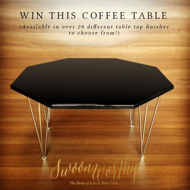 Giveaway! Hexy Coffee Table from Zespoke