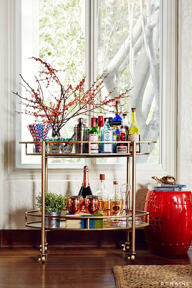 Bar Cart Styling 1