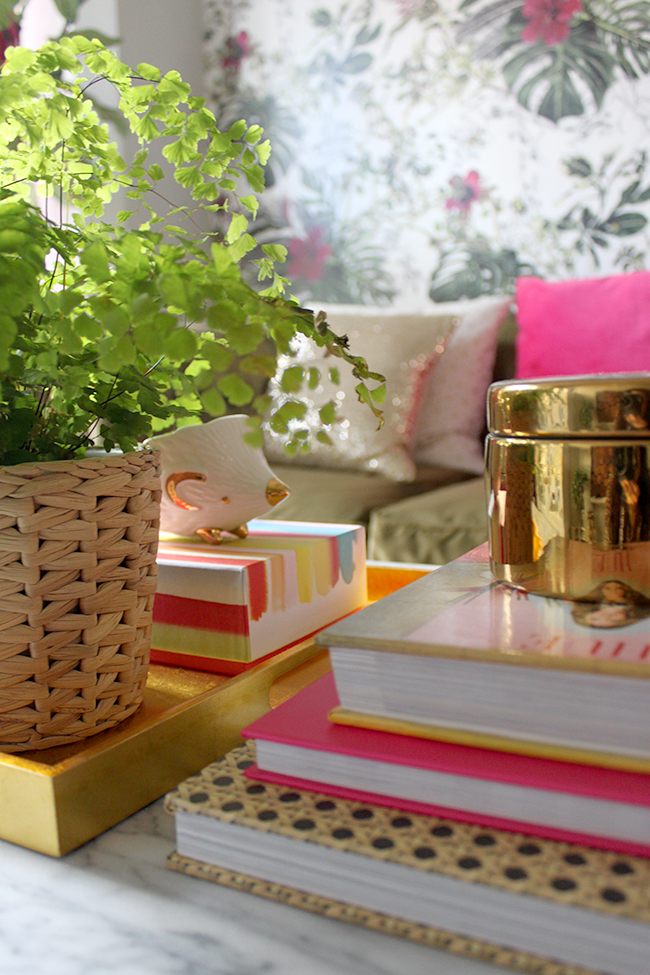 Swoon Worthy coffee table vignette