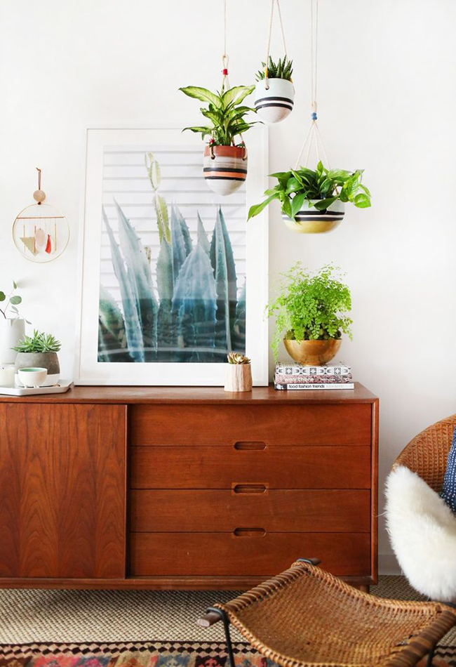 midcentury sideboard styling 6