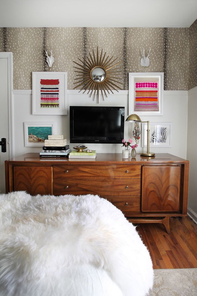 midcentury sideboard styling 7