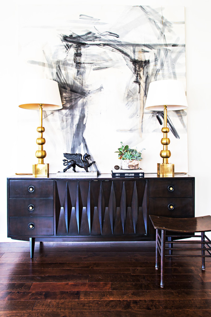 midcentury sideboard styling 8