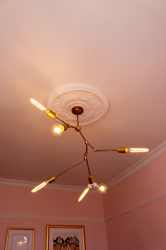 Lindsey Adelman You Make It Chandelier with Dowsing & Reynold bulbs