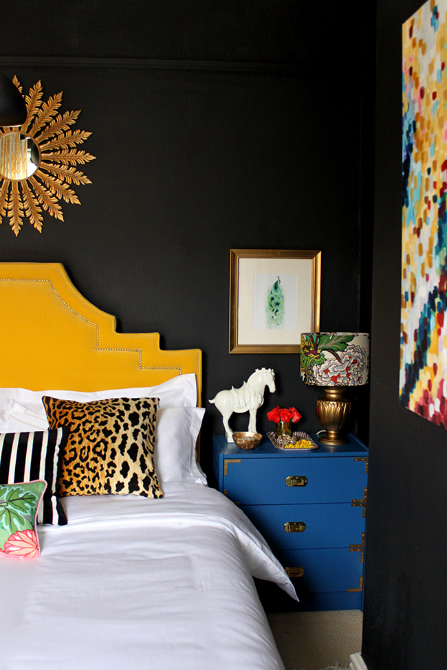 Swoon Worthy colourful bedroom