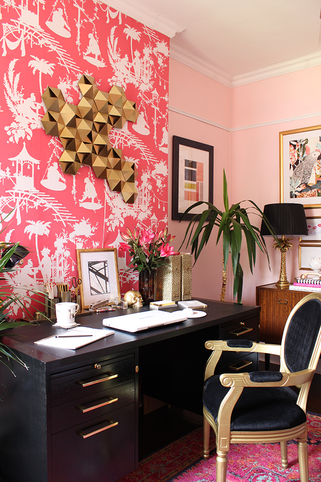 Spring 2015 One Room Challenge – Eclectic Boho Glam Office Reveal