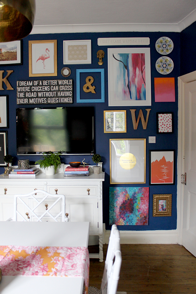 Swoon Worthy Dining Room Gallery Wall