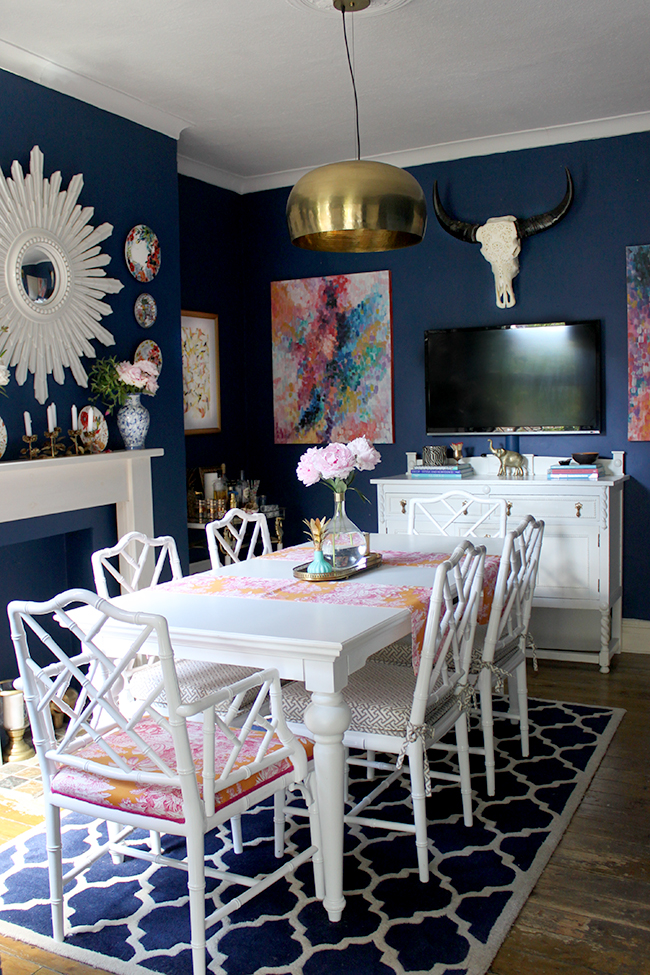 I've been making some updates to my dining room including adding a beautiful carved skull from Skull Bliss