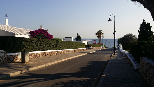 Binibeca Menorca street