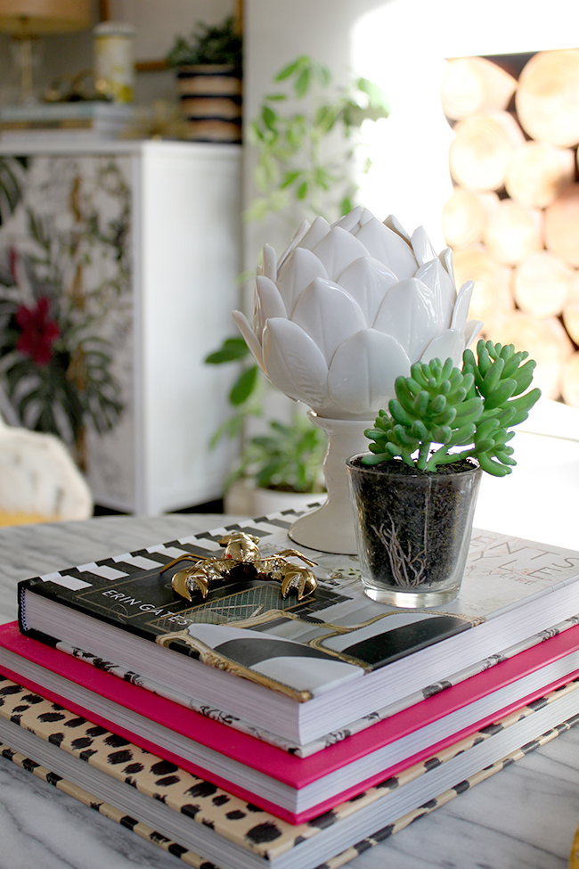 Swoon Worthy - coffee table vignette styling