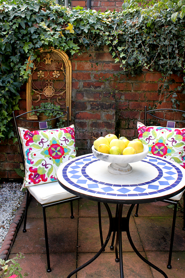 Swoon Worthy - Boho Garden Reveal - Small Patio with black shed