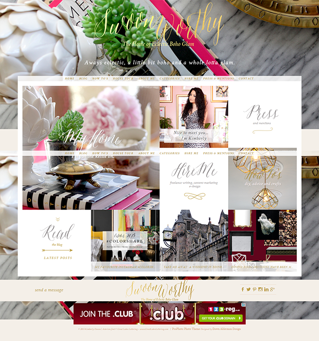 Swoon Worthy Oct 2015 Home Page