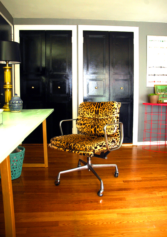 scalamandre leopardo office chair