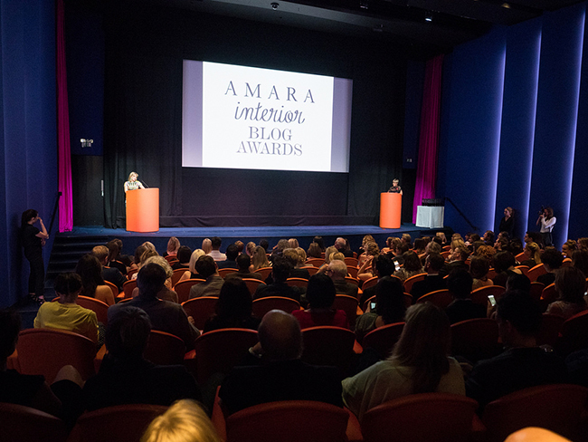 Amara Interior Blog Awards theatre