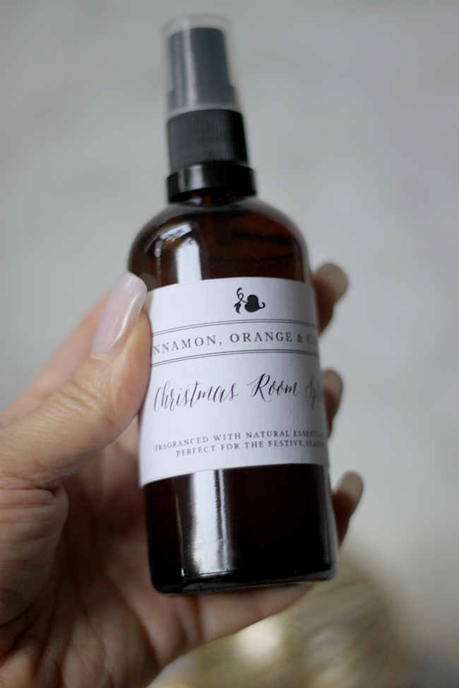 Try your hand at making my own DIY Christmas room spray with essential oils.