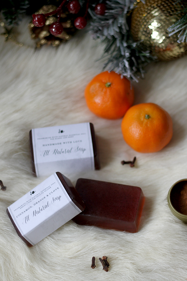 For handmade gifts look no further than my DIY Christmas soap with essential oils!