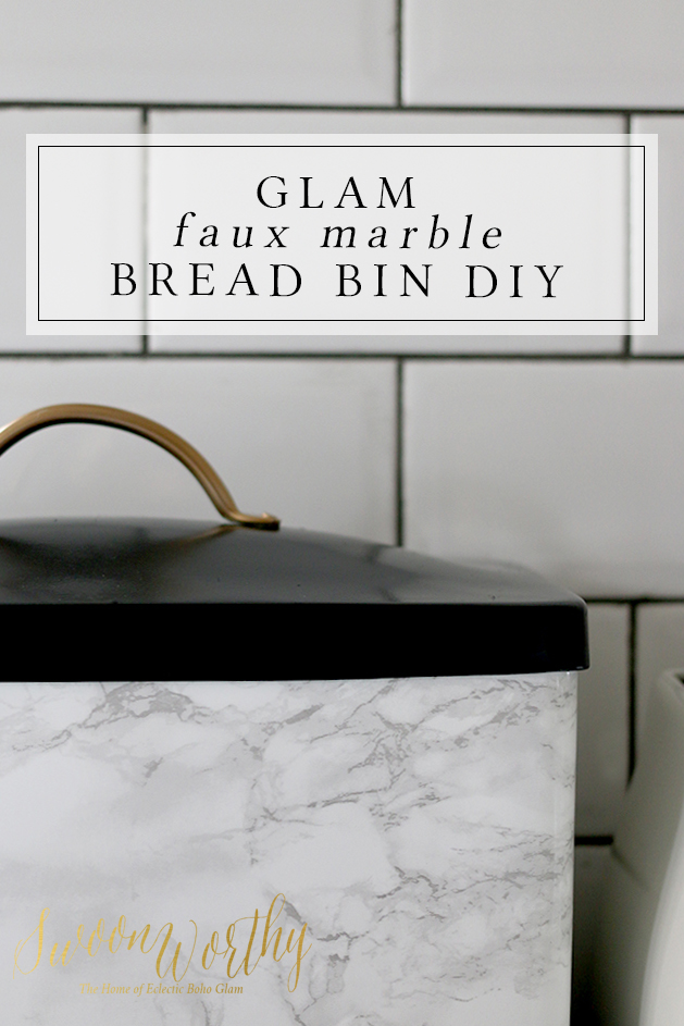 Glam DIY Bread Bin and My New Ruffoni Jars