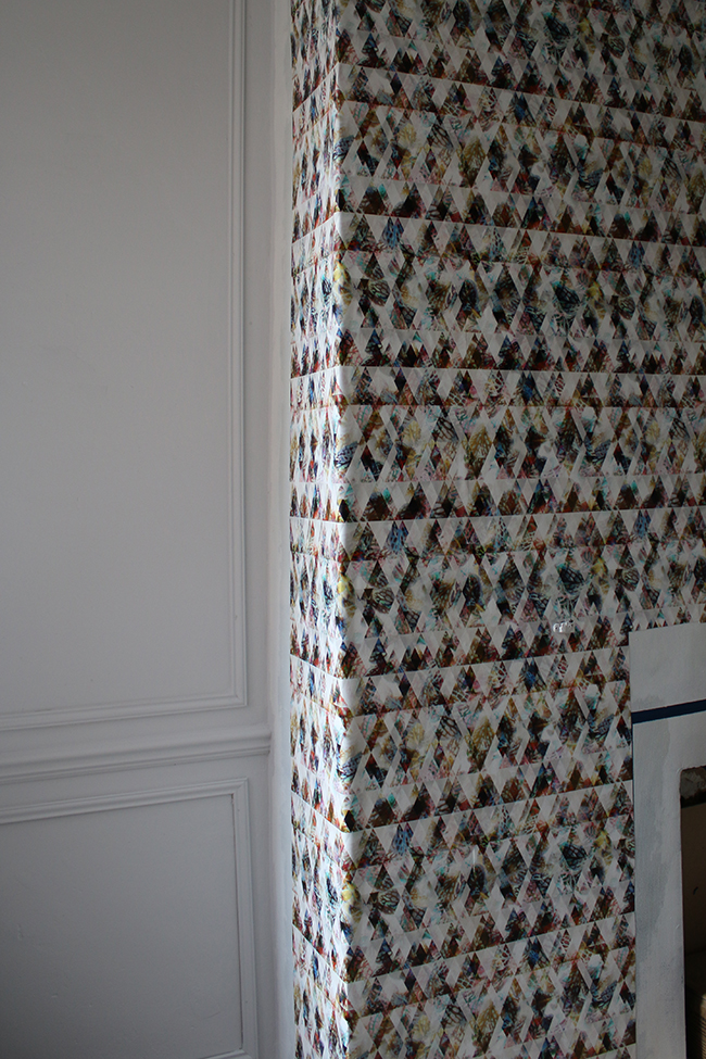 Wallpapering with Eades Bespoke wallpaper