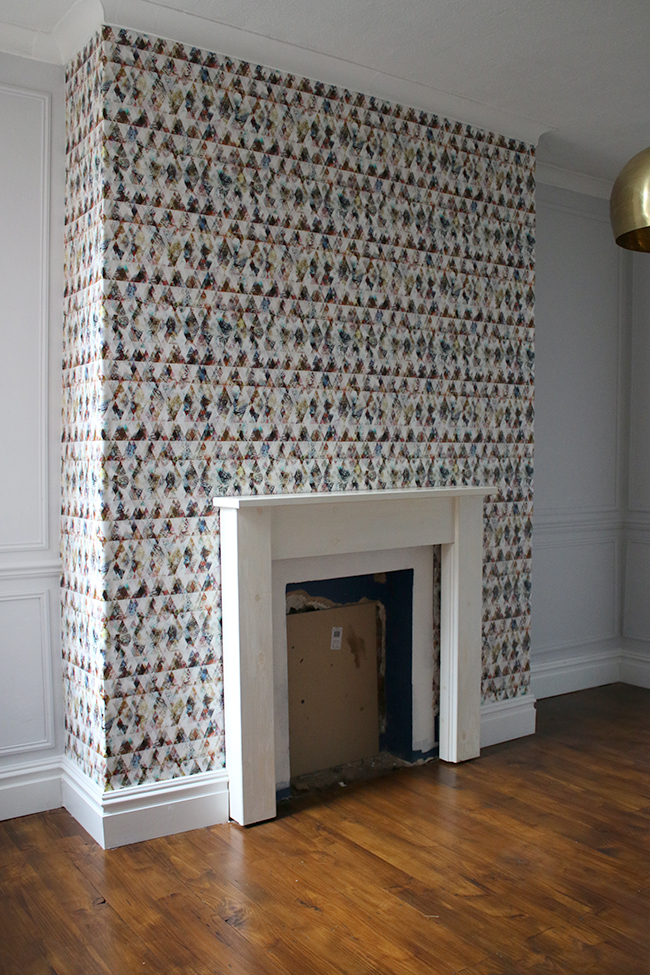 Wallpapering with Eades Bespoke wallpaper