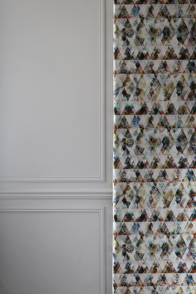 Wallpapering with Eades Bespoke wallpaper