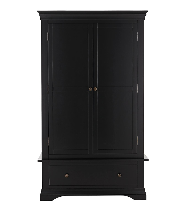 Constance 2 door wardrobe in black from Very