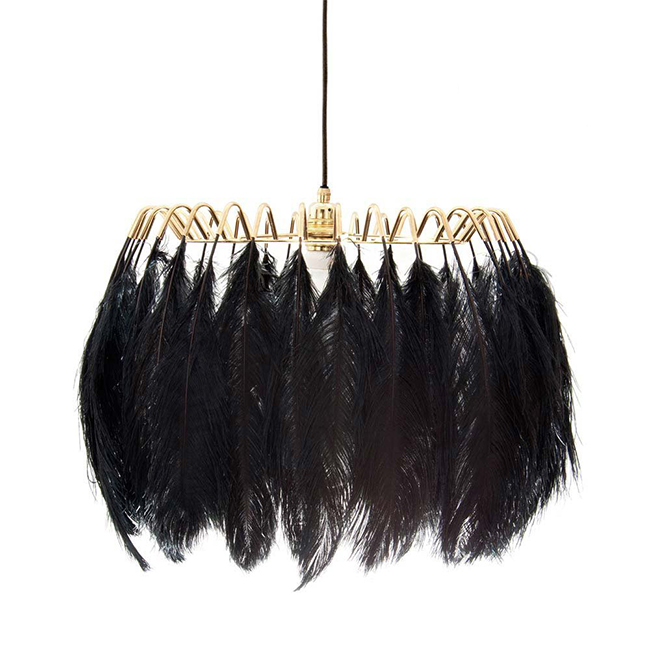 plumage-black-feather-pendant-lamp