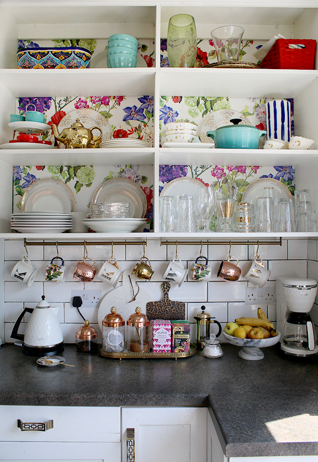 Summer kitchen on Blogger Stylin' Home Tour 