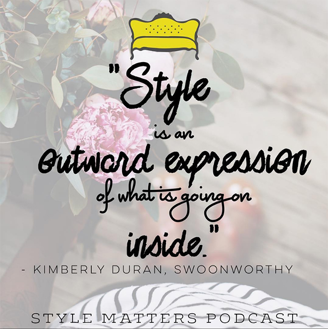 Style Matters: My Podcast with Little Yellow Coach