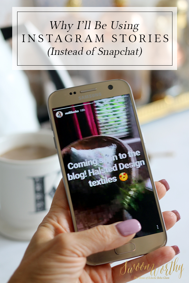 Why I’ll Be Using Instagram Stories (instead of Snapchat)