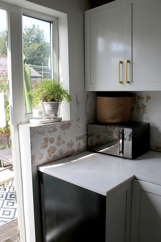 minerva carrara acrylic worktop join