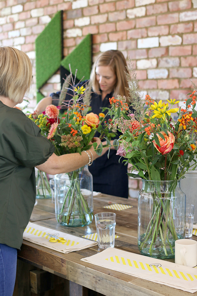 Houzz Bloomon Floral Workshop and Brunch