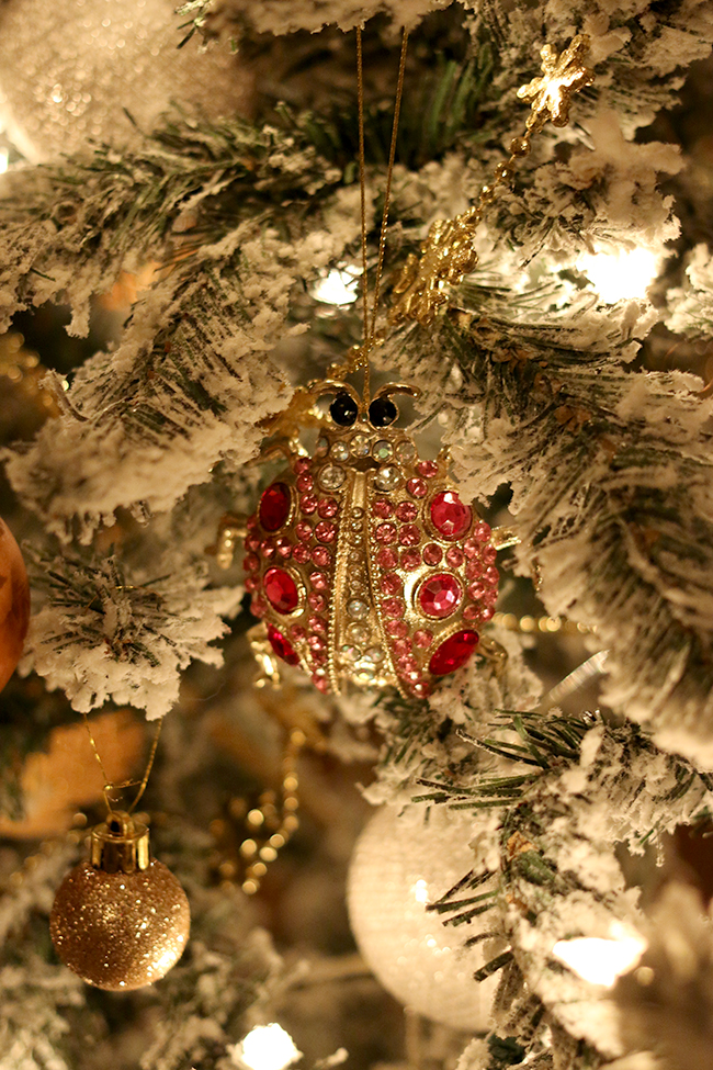 west elm diamonte beetle in christmas tree