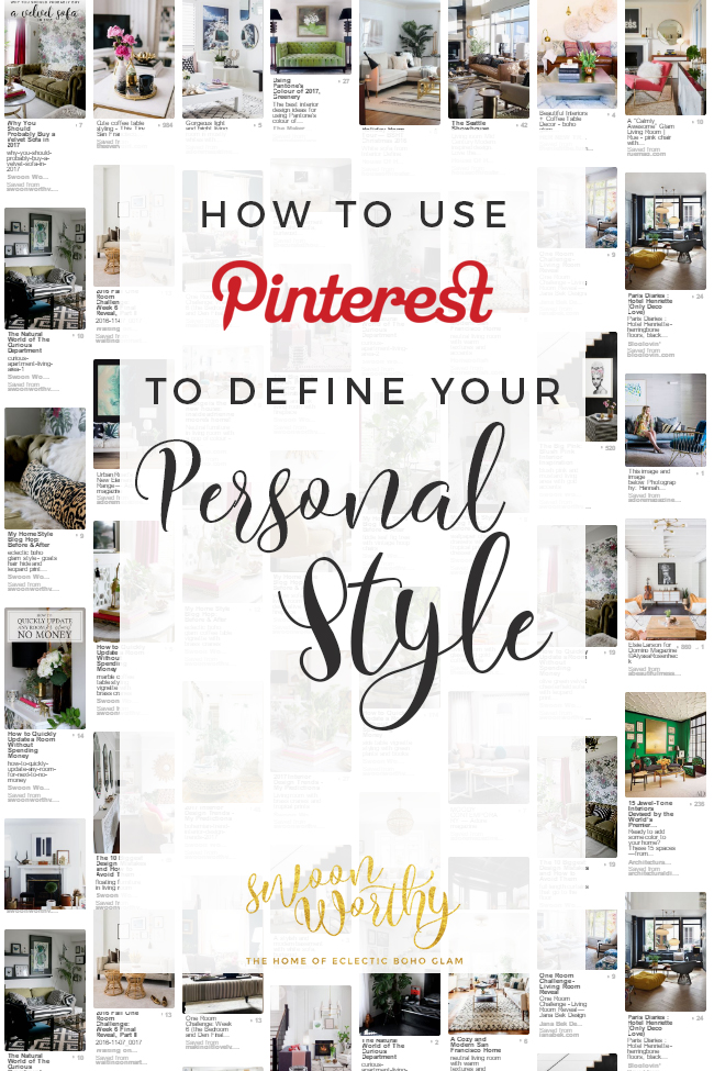 Looking for a way to figure out what you truly love for your home? Check out my tips on how to use Pinterest to define your personal style!