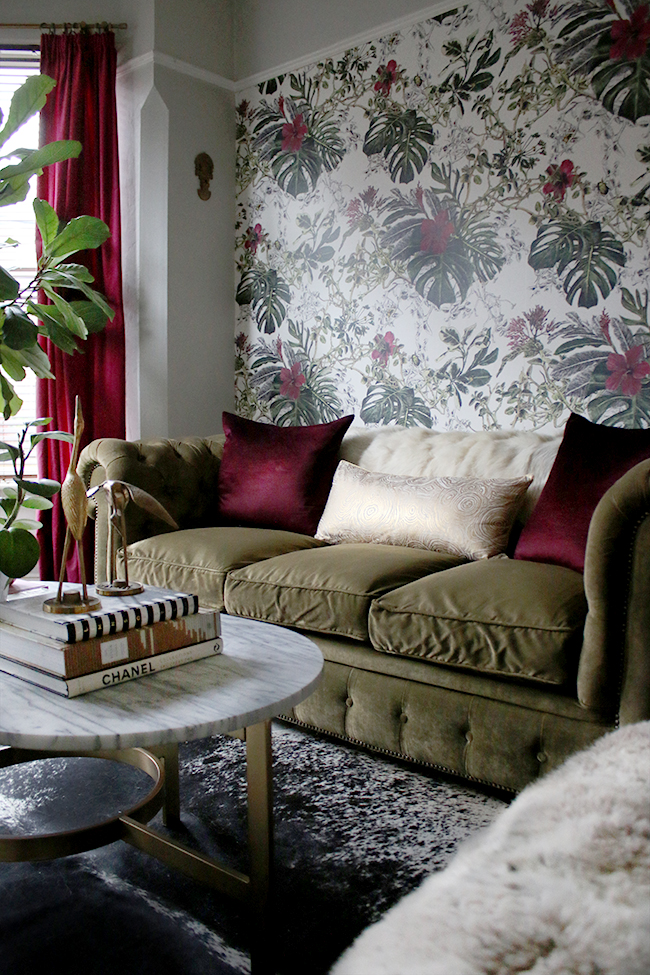 eclectic boho glam living room from swoon worthy blog www.swoonworthy.org