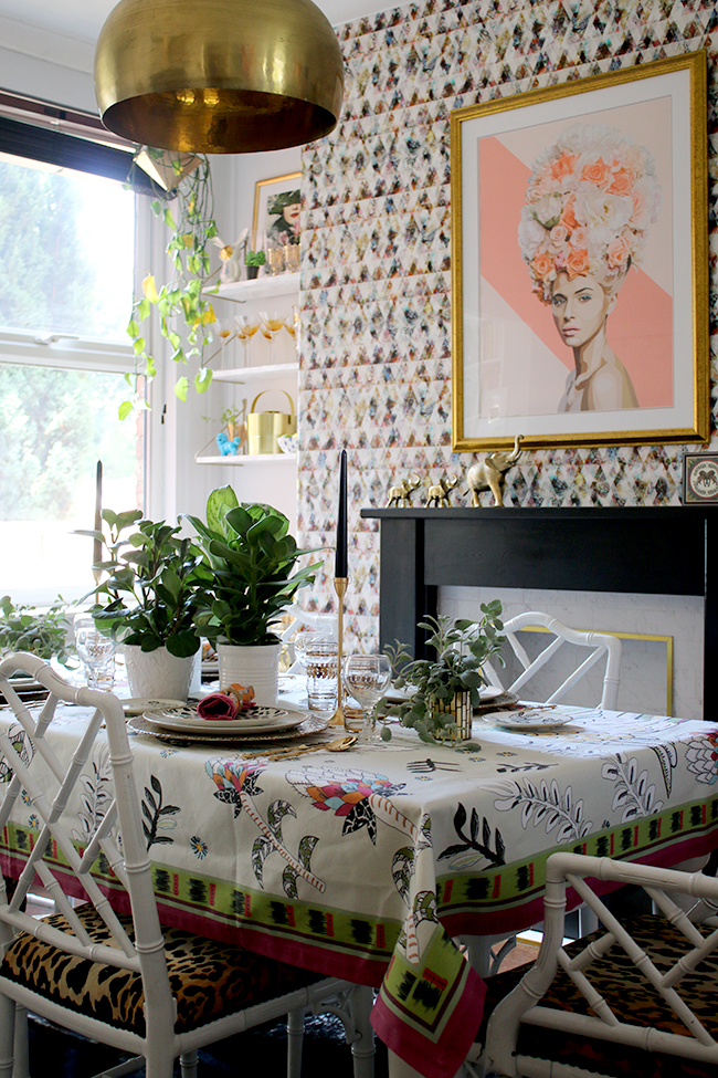 eclectic boho glam dining room from swoon worthy blog www.swoonworthy.org