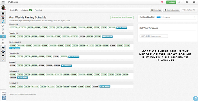 Tailwind scheduler