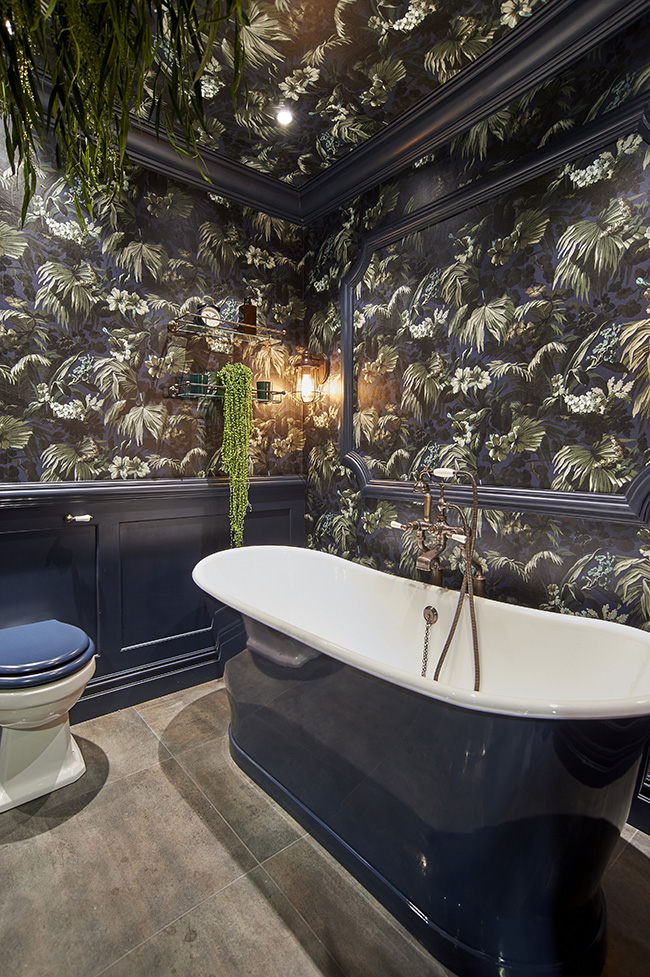 C.P. Hart and House of Hackney bold boho bathroom