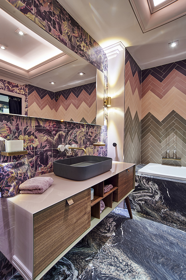 C.P. Hart and House of Hackney bold boho bathroom