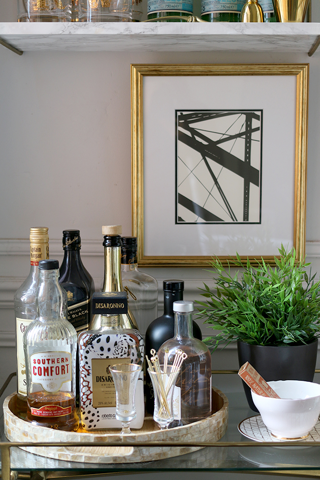 bar cart artwork