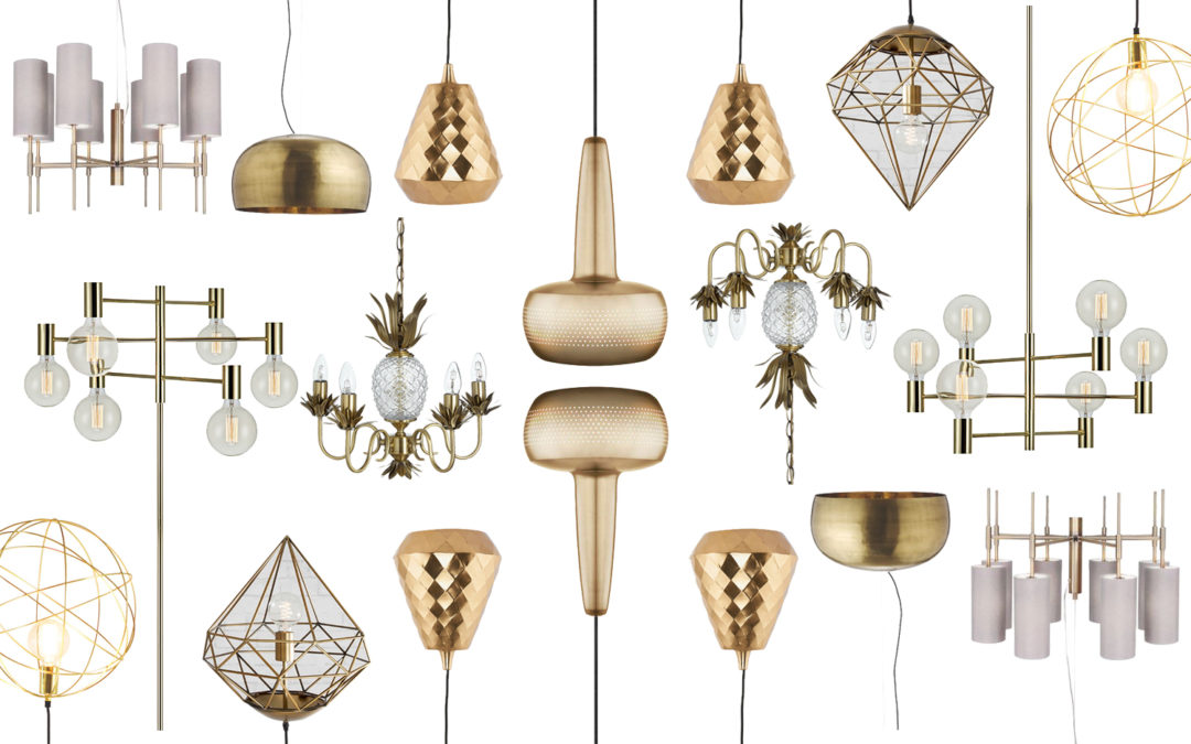 Affordable Lighting: Gold & Brass Ceiling Lights for Under £200