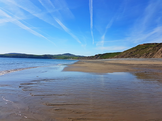 Aberdaron Wales beach