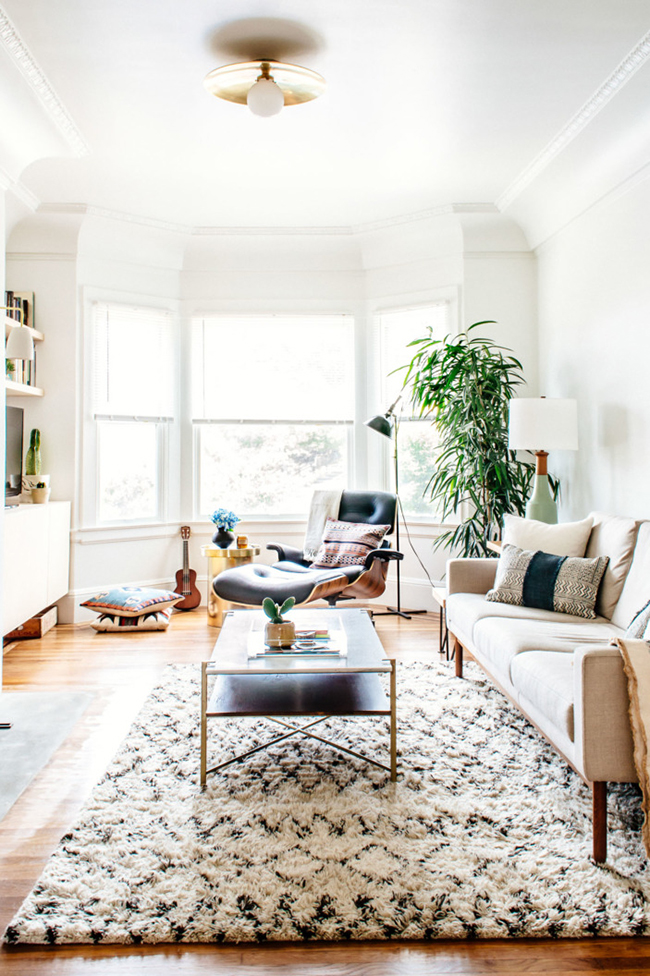 textural neutral living room