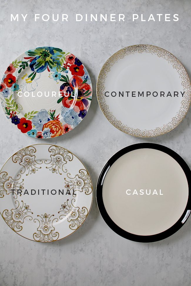 Mix and Match 4 Dinner Plates