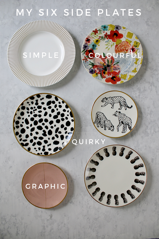 Mix and Match 6 Side Plates