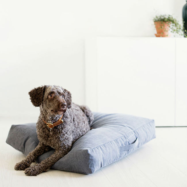 Kind_for_dogs_ denim pet bed