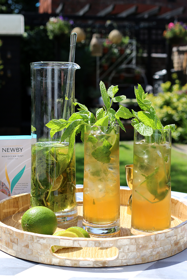 Mint Green Tea Mojito cocktail