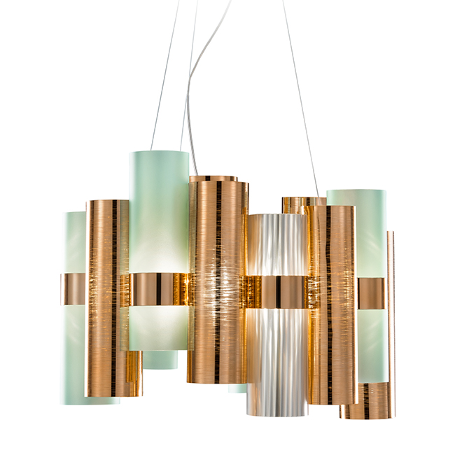 Urban Avenue green and copper light fixture